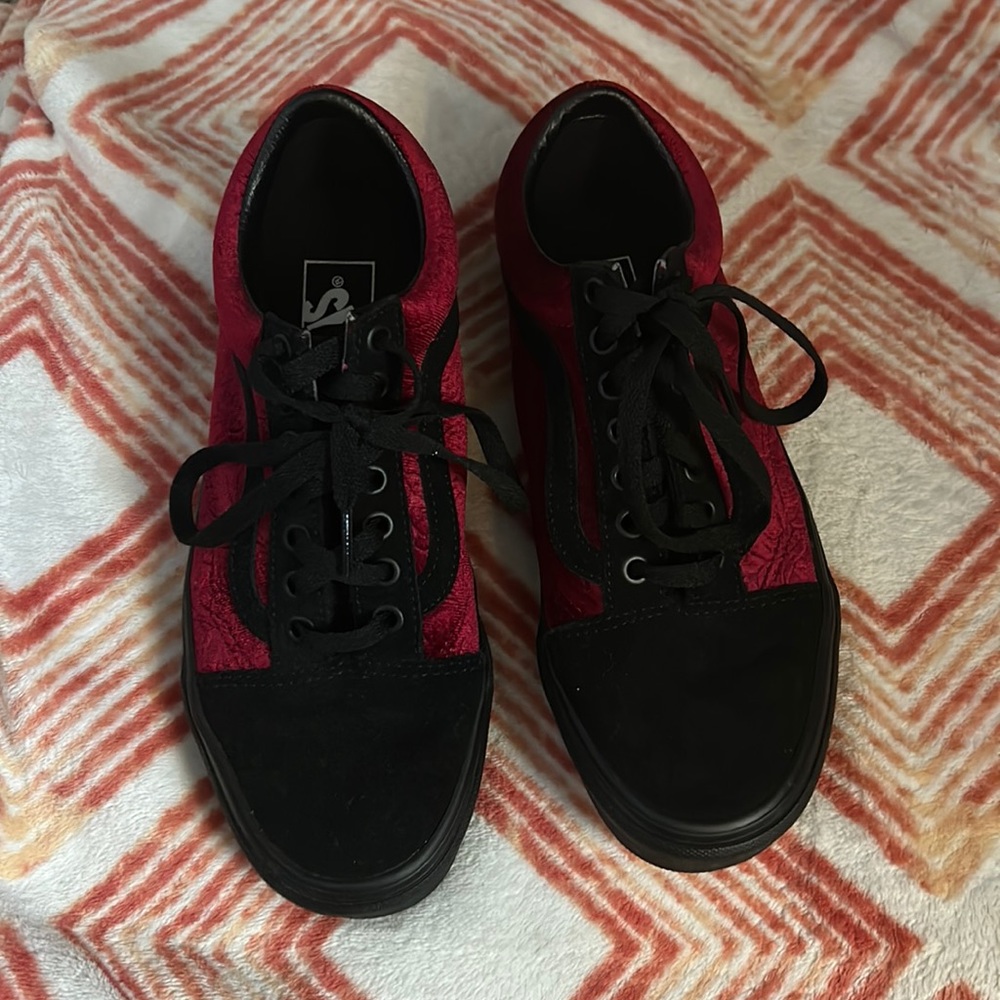 Red Velvet Vans